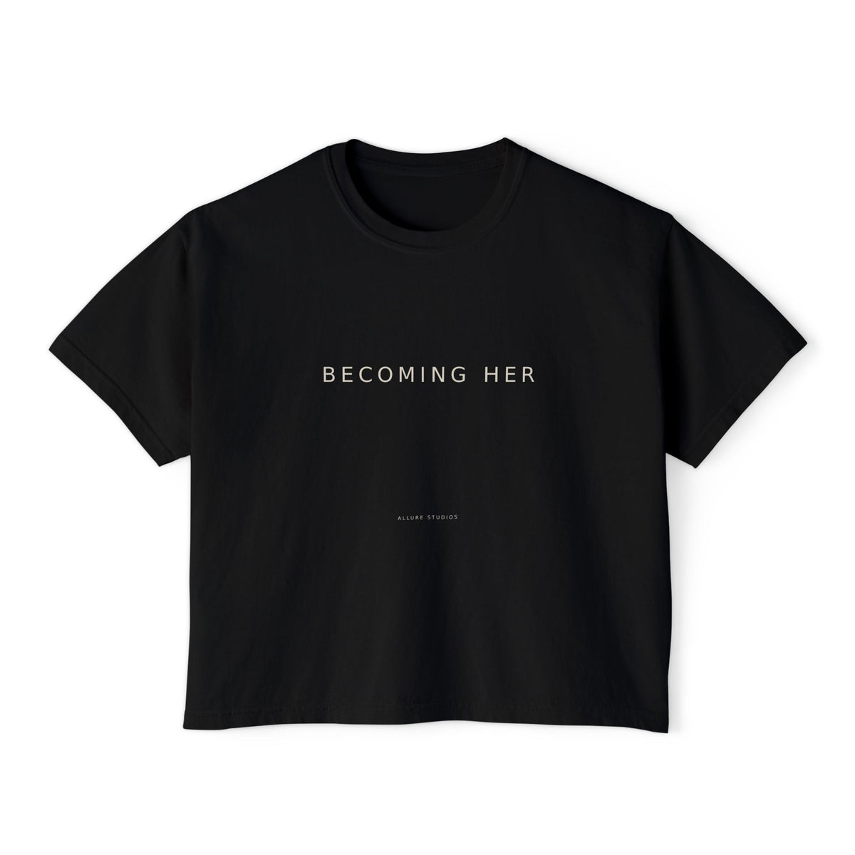 Becoming Her Oversized Boxy Tee