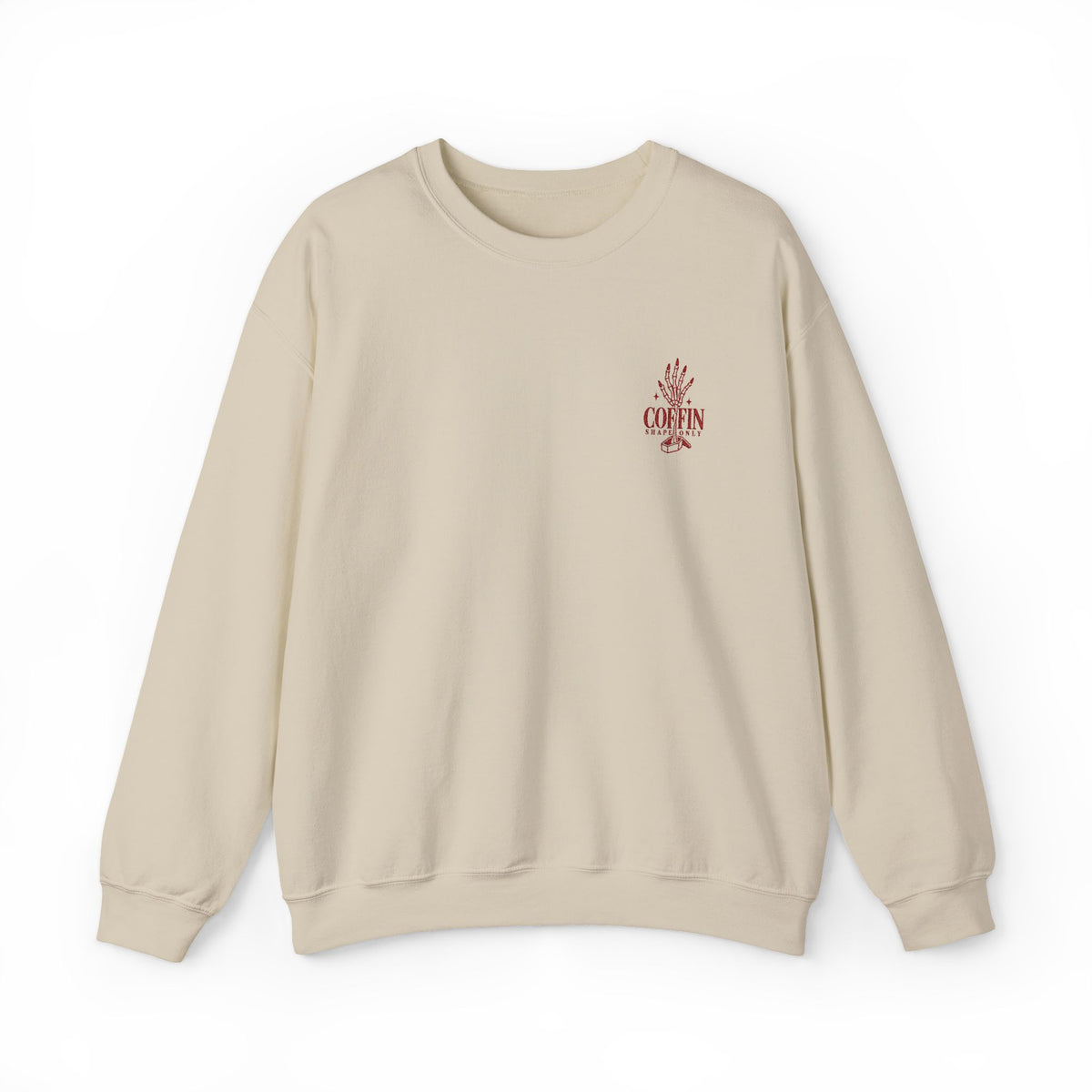 Coffin Shape Only Embroidered Crewneck