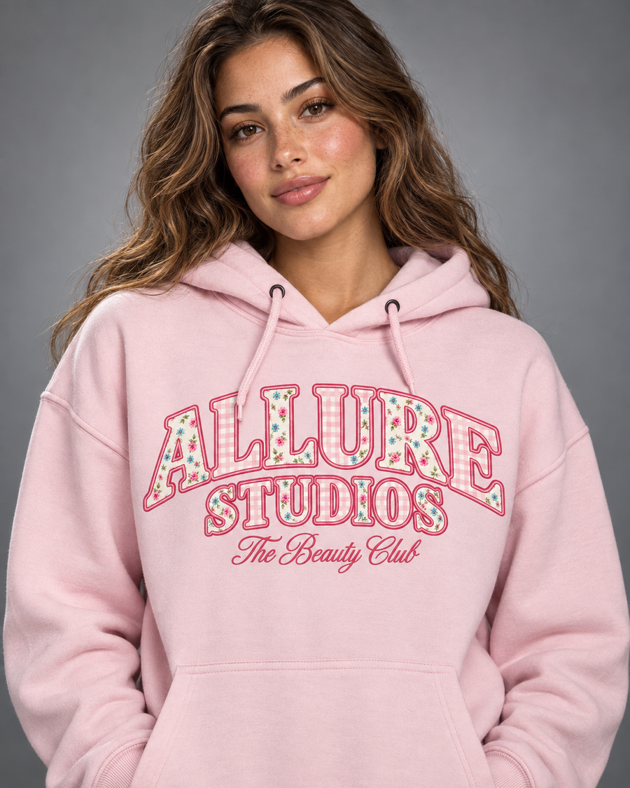 The Beauty Club Hoodie - Dusty Pink