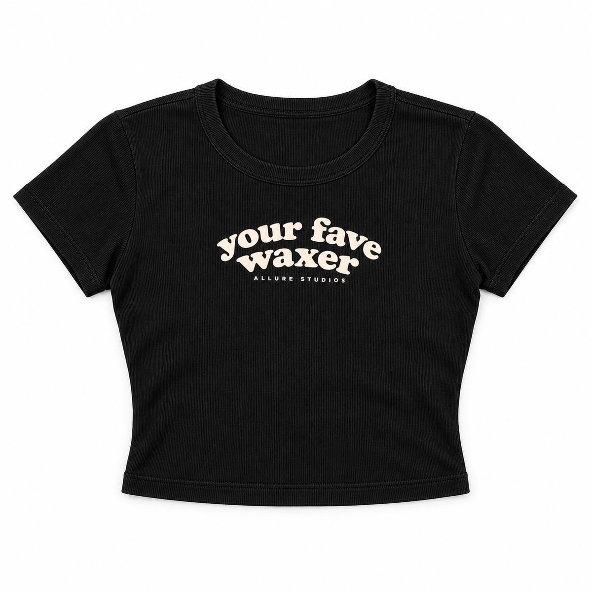 Your Fave Waxer Ribbed Baby Tee