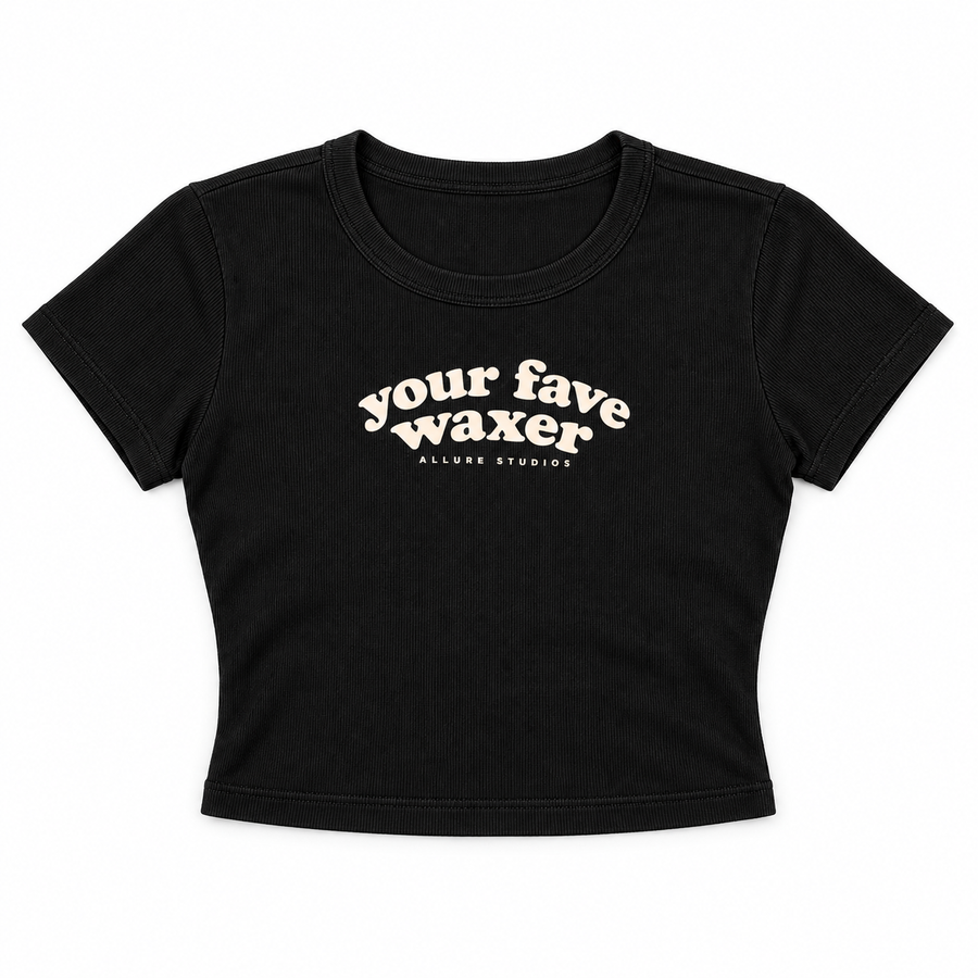 Your Fave Waxer Ribbed Baby Tee