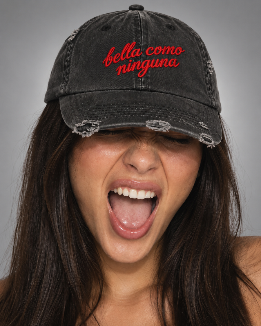 Bella Como Ninguna Distressed Cap