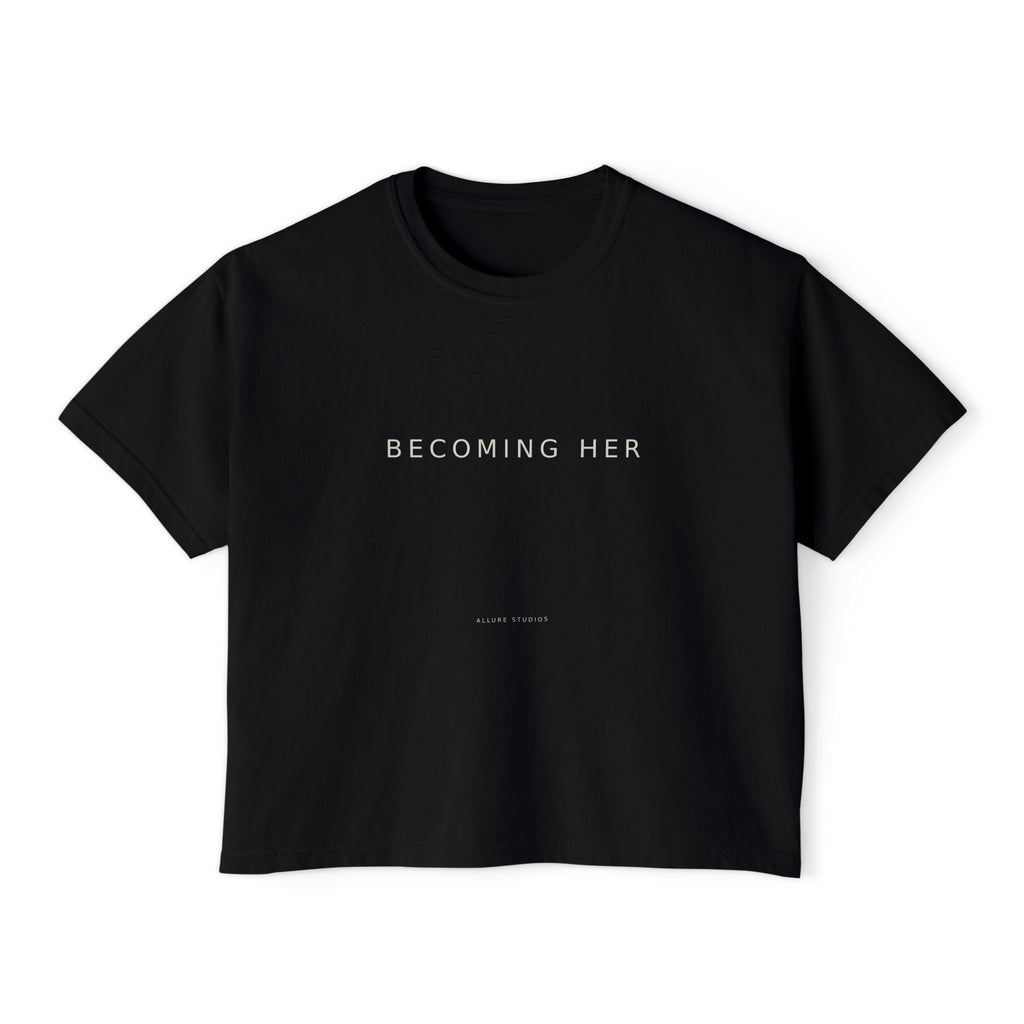 Becoming Her Oversized Boxy Tee