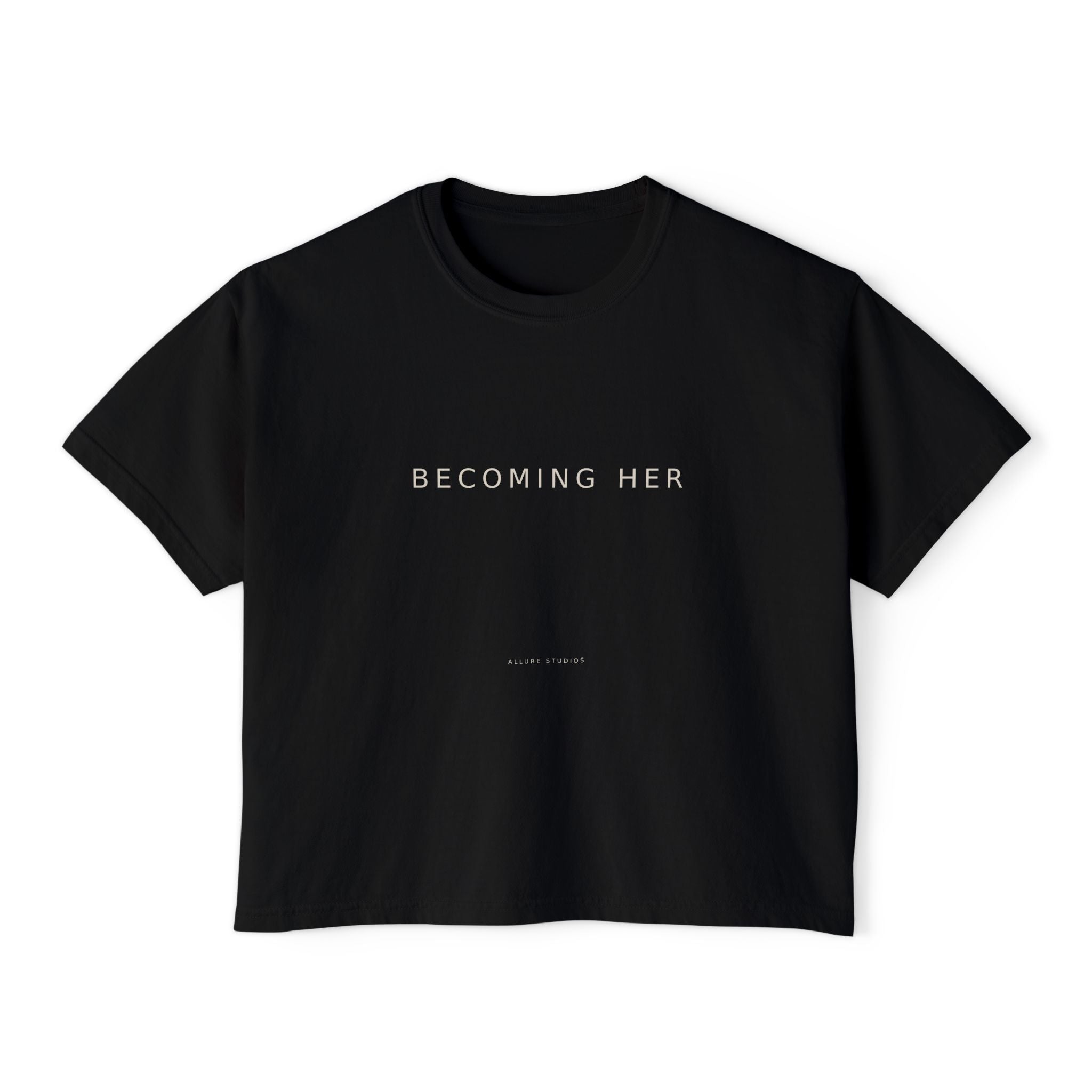 Becoming Her Oversized Boxy Tee