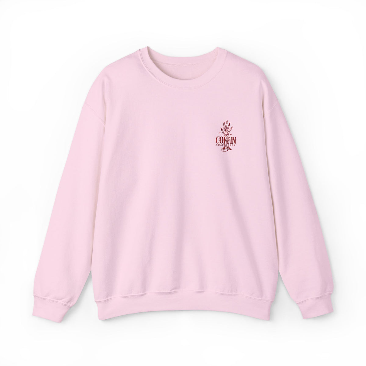 Coffin Shape Only Embroidered Crewneck