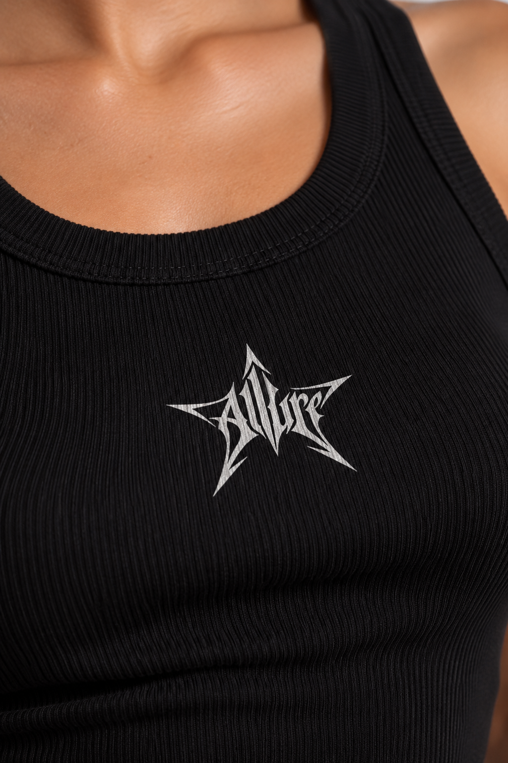 Allure Star Ribbed Tank