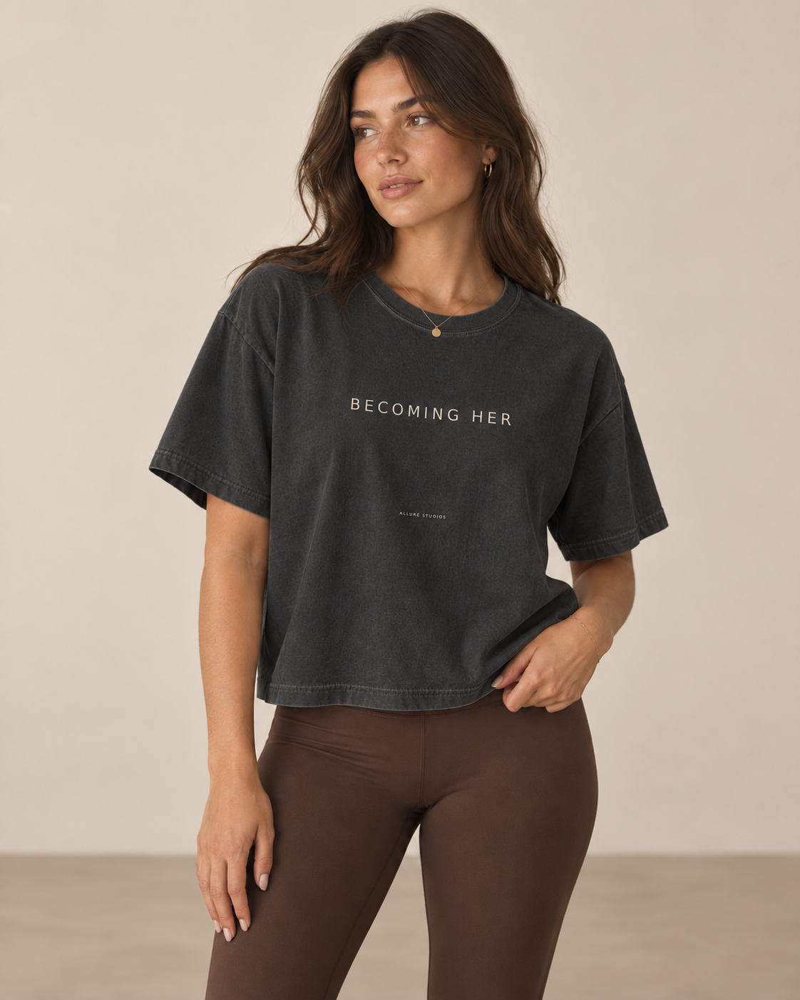 Becoming Her Oversized Boxy Tee