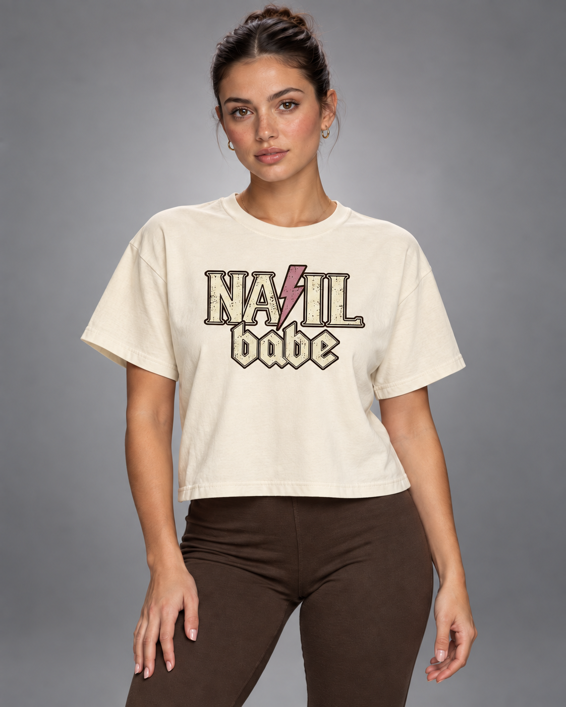 Nail Babe Retro Tee